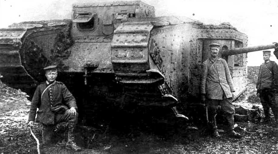 which battle were the tanks first used